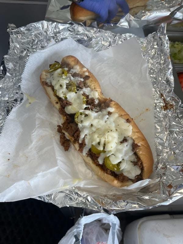 Spicy Texan cheese steak